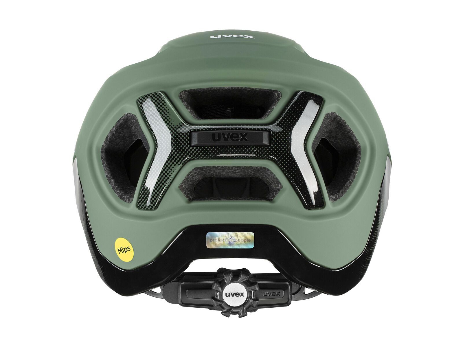 uvex react MIPS, moss green-black matt - Bild 3
