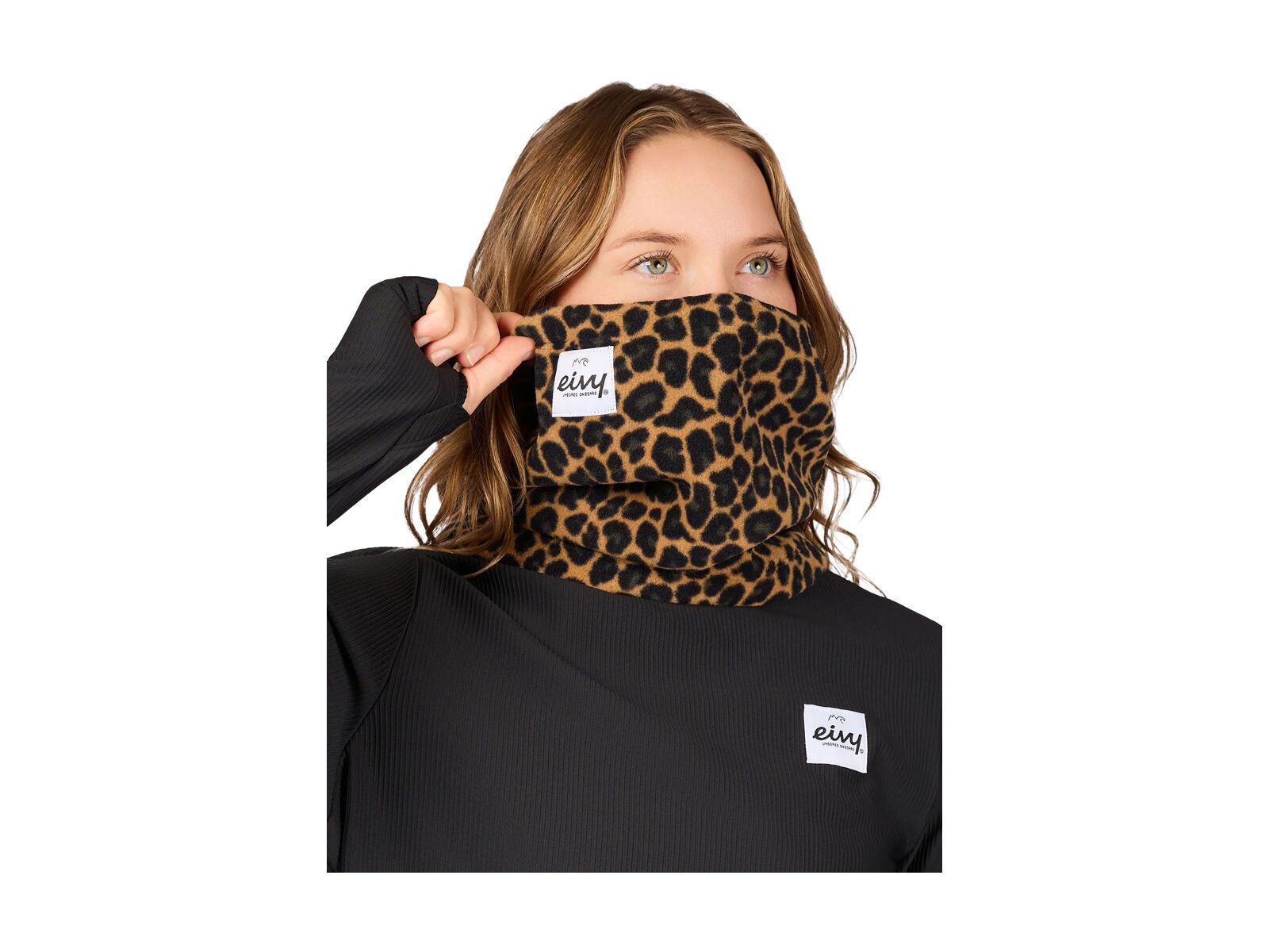 Eivy Beanie Fleece Neckwarmer, leopard - Bild 2