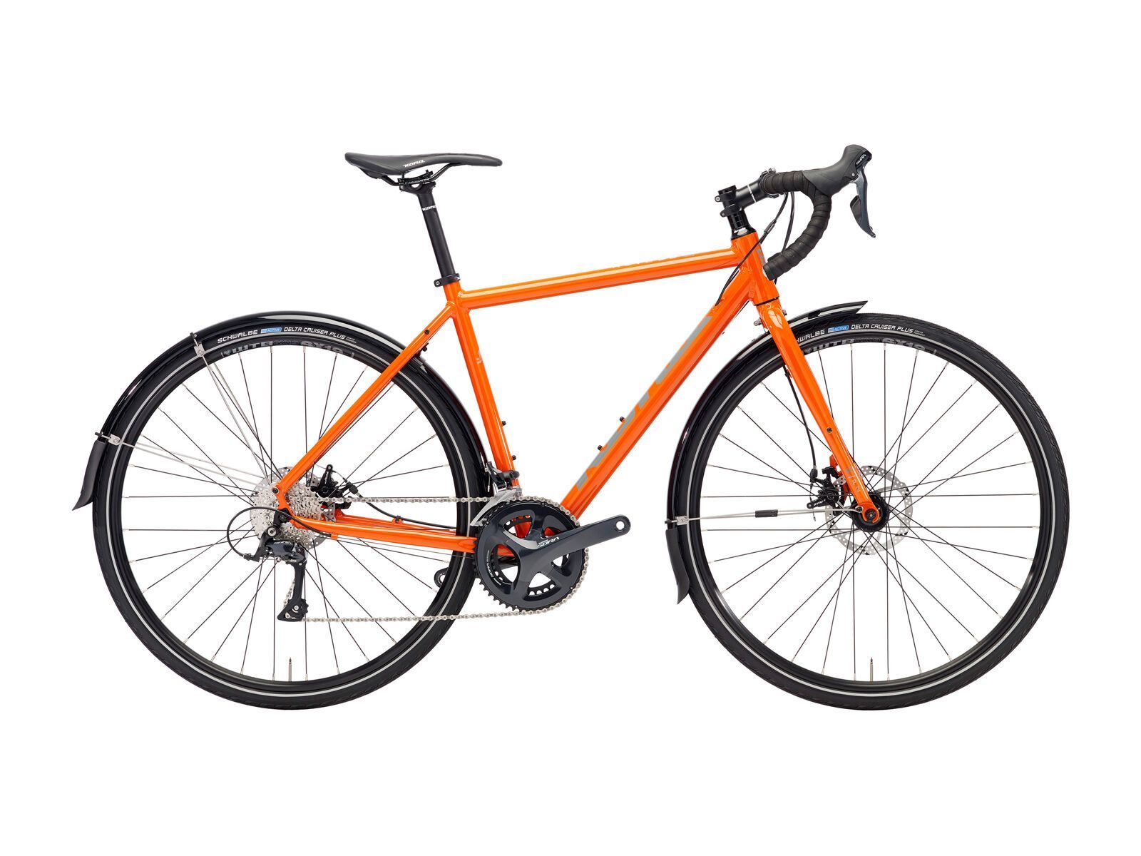 Kona Rove DL, orange w/ charcoal & gray decals - Bild 1
