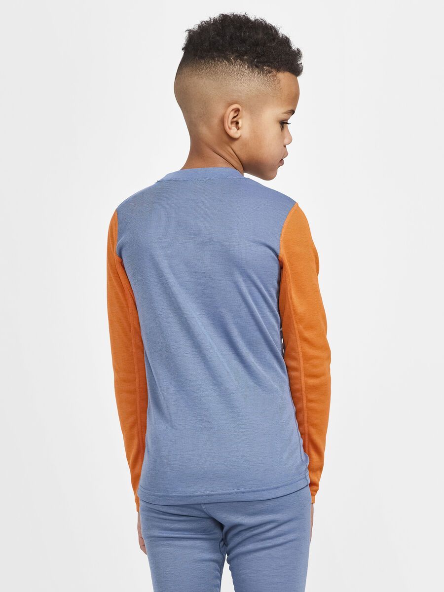 Craft Core Warm Baselayer Set Junior, flow-chestnut - Bild 5