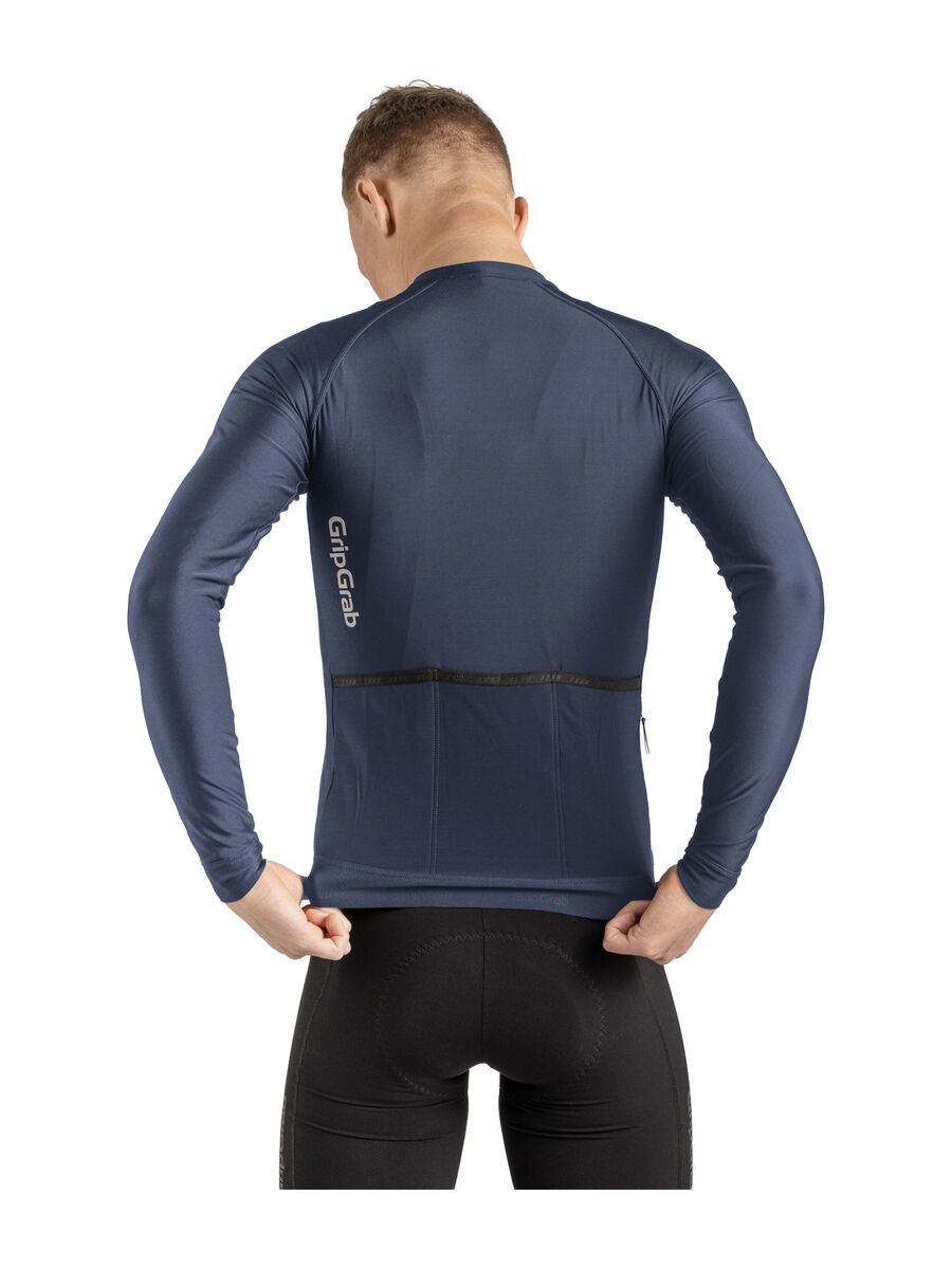 GripGrab PACR Long Sleeve Jersey, navy blue - Bild 6