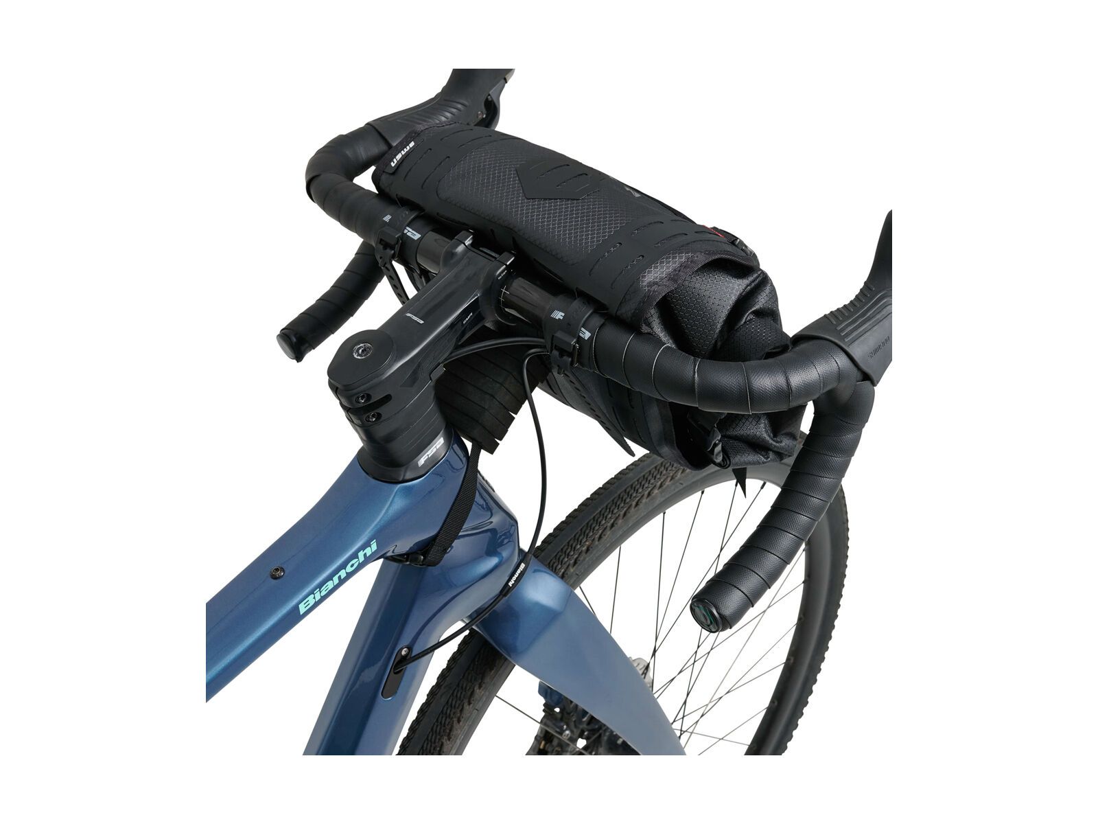 USWE Handlebar Roll-Top Bag + Holster, black - Bild 7