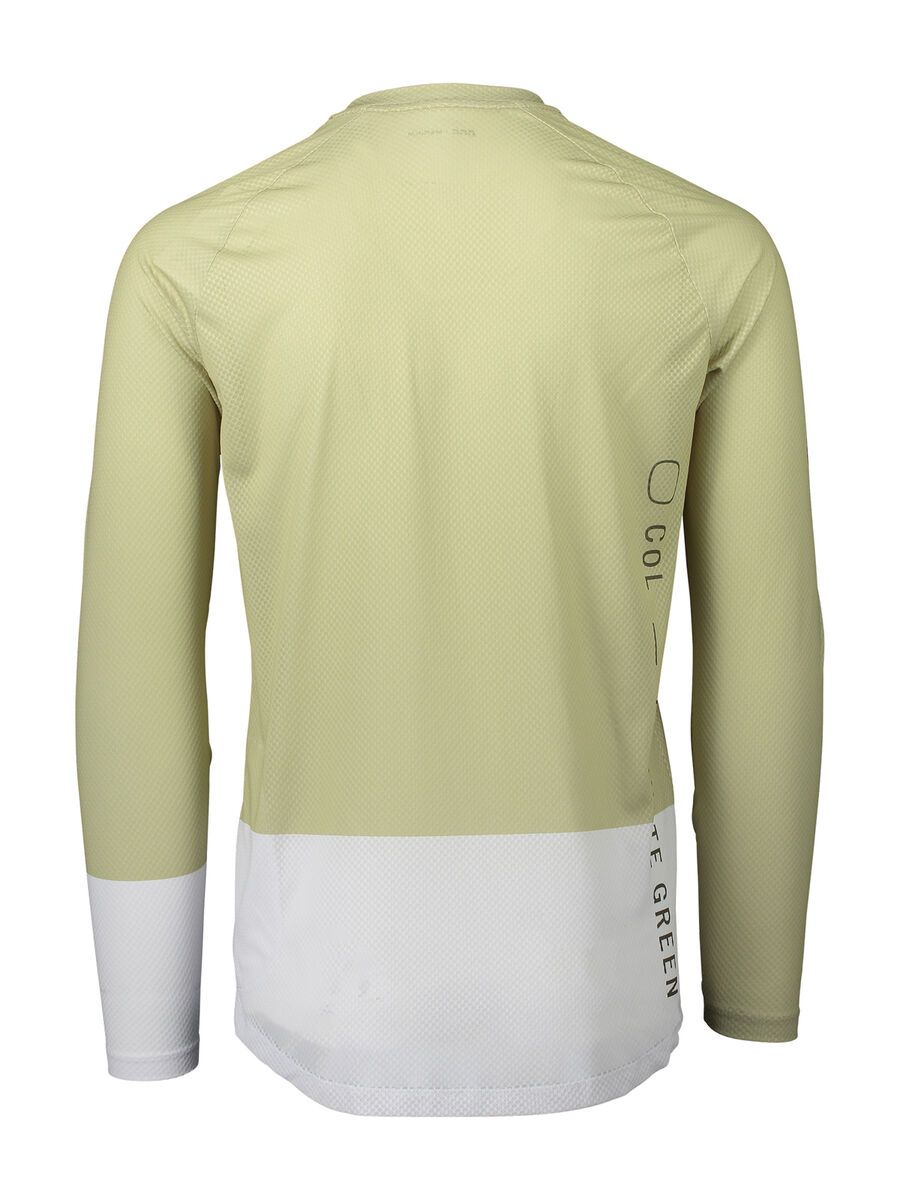 POC MTB Pure LS Jersey, prehnite green/hydrogen white - Bild 2
