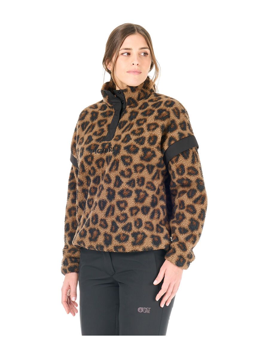 Picture Velora Printed 1/4 Fleece, wild spot print - Bild 4