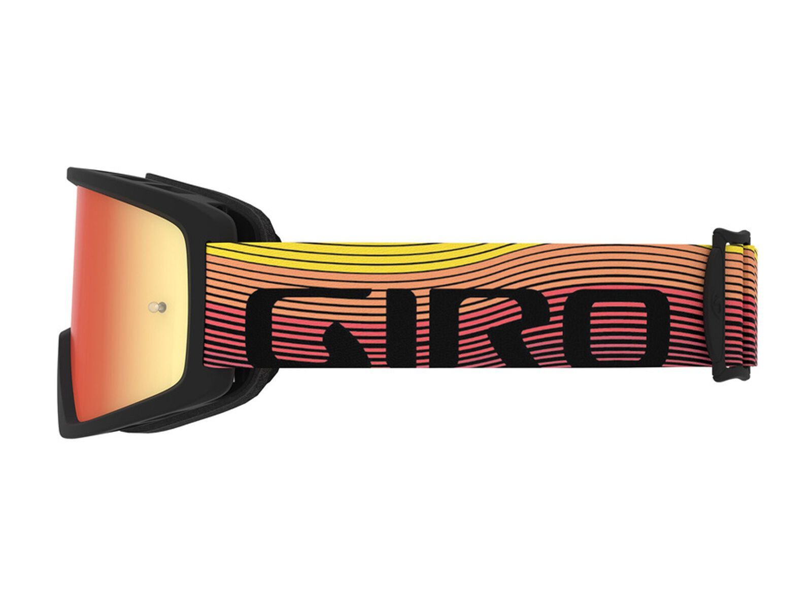 Giro Blok MTB inkl. Wechselscheibe, orange black heatwave/Lens: amber - Bild 2