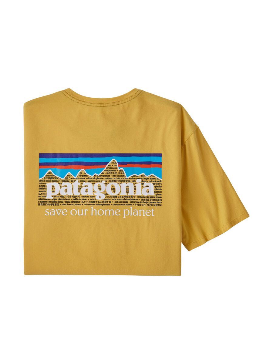 Patagonia Men's P-6 Mission Organic T-Shirt, surfboard yellow - Bild 1