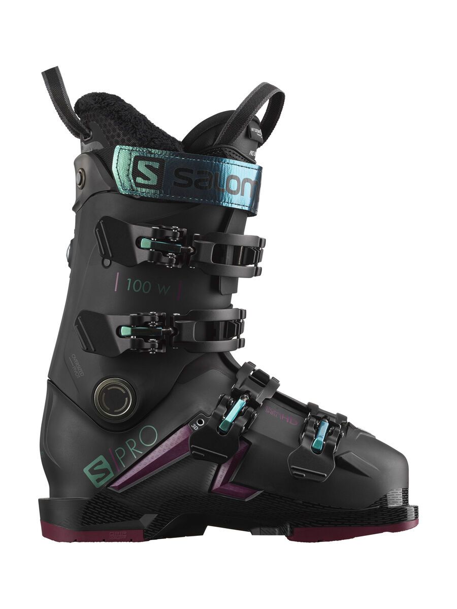 Salomon S/Pro 100, black/burgandy/shift green/blue - Bild 1