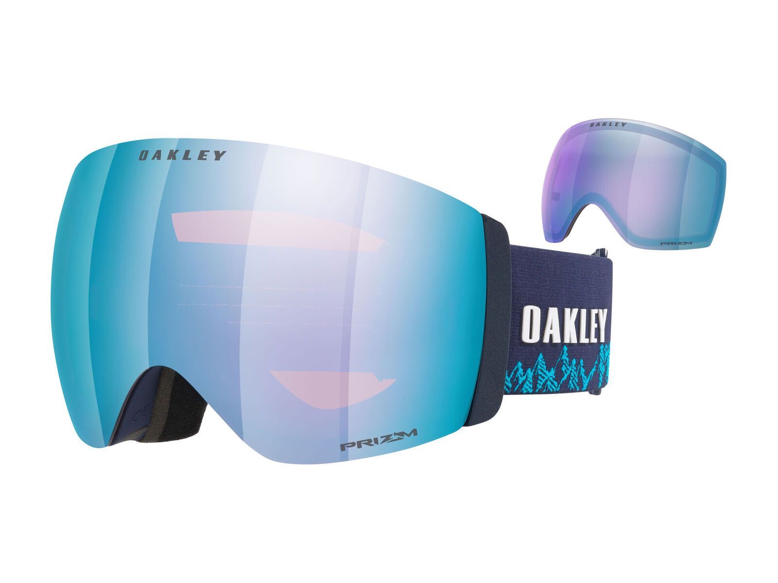 Oakley Flight Deck Pro L, Prizm Snow Sapphire Iridium & Prizm Snow Iced Iridium / mikaela signature - Bild 1