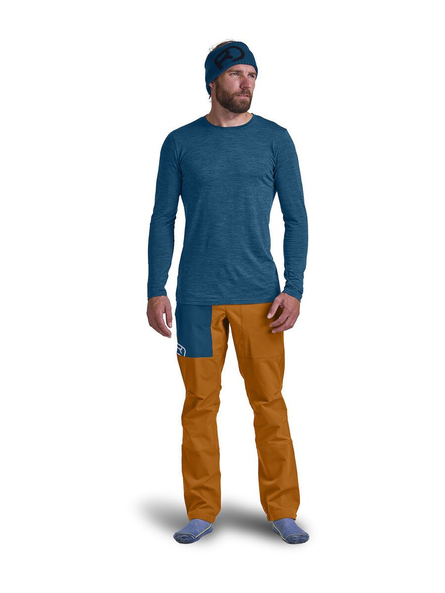 Ortovox 150 Merino Cool Clean LS M, petrol blue blend - Bild 3