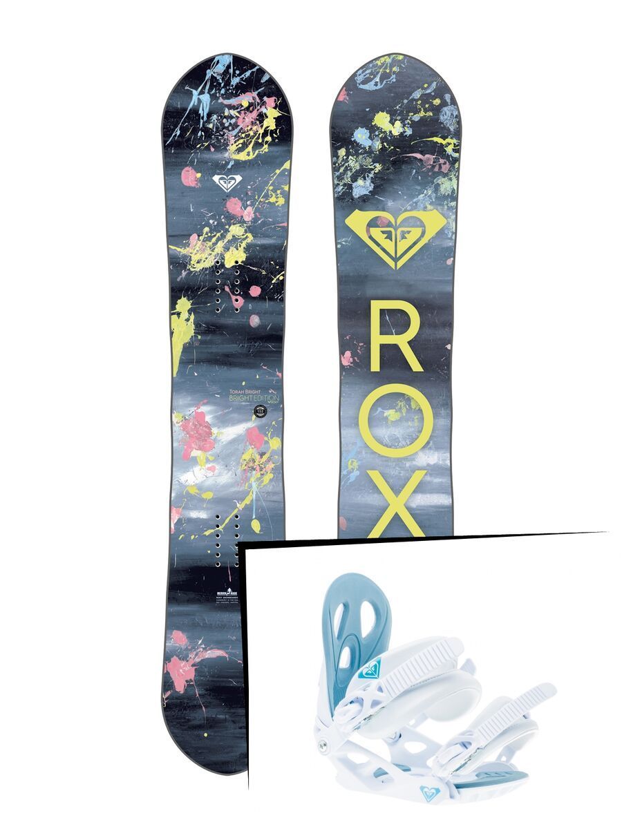 Set: Roxy Torah Bright 2019 + Roxy Glow white - Bild 1