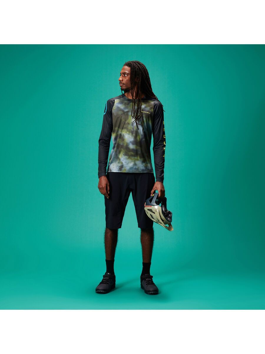 Endura Pixel Cloud T-Shirt LTD (Langarm), schwarz - Bild 8