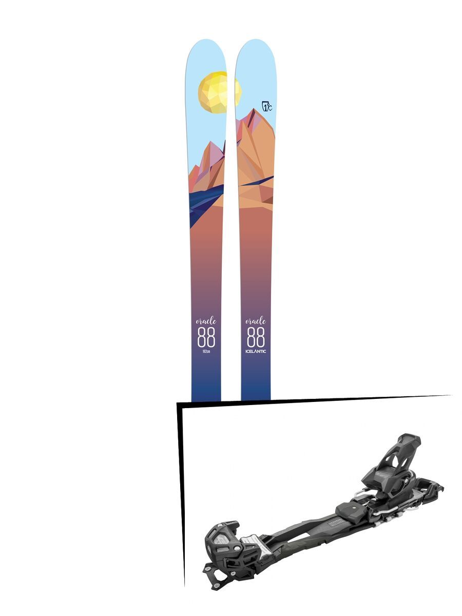 Set: Icelantic Oracle 88 2018 + Tyrolia Adrenalin 13 AT solid black - Bild 1