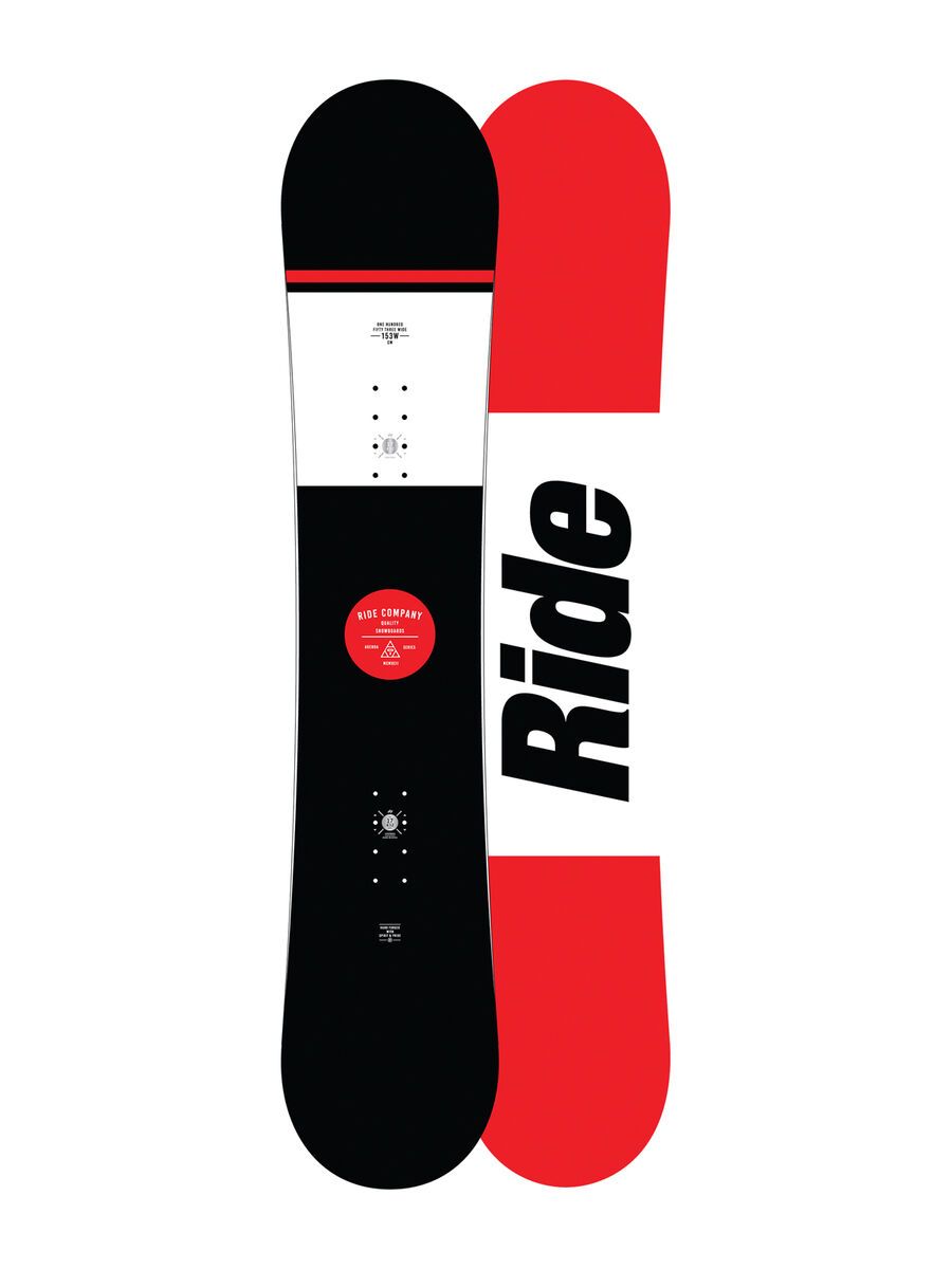 Set: Ride Agenda Wide 2017 + K2 Cinch CTC 2017, black - Snowboardset - Bild 2