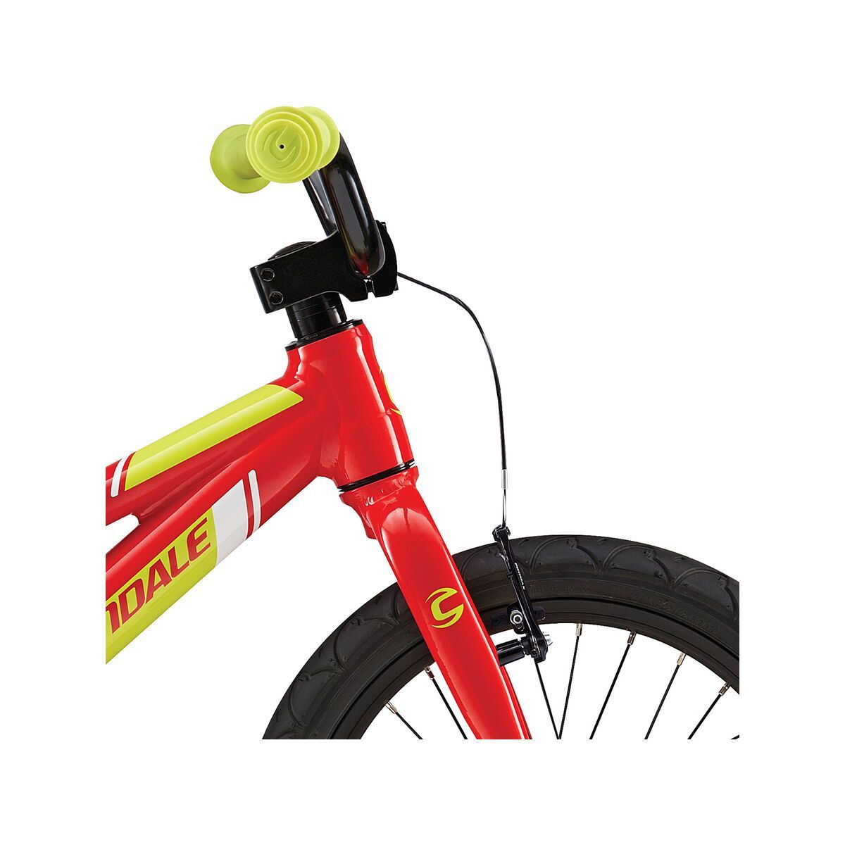 Cannondale Trail 16 Single Speed Boys, race red w/ neon spring and magnesium white, gloss - Bild 5