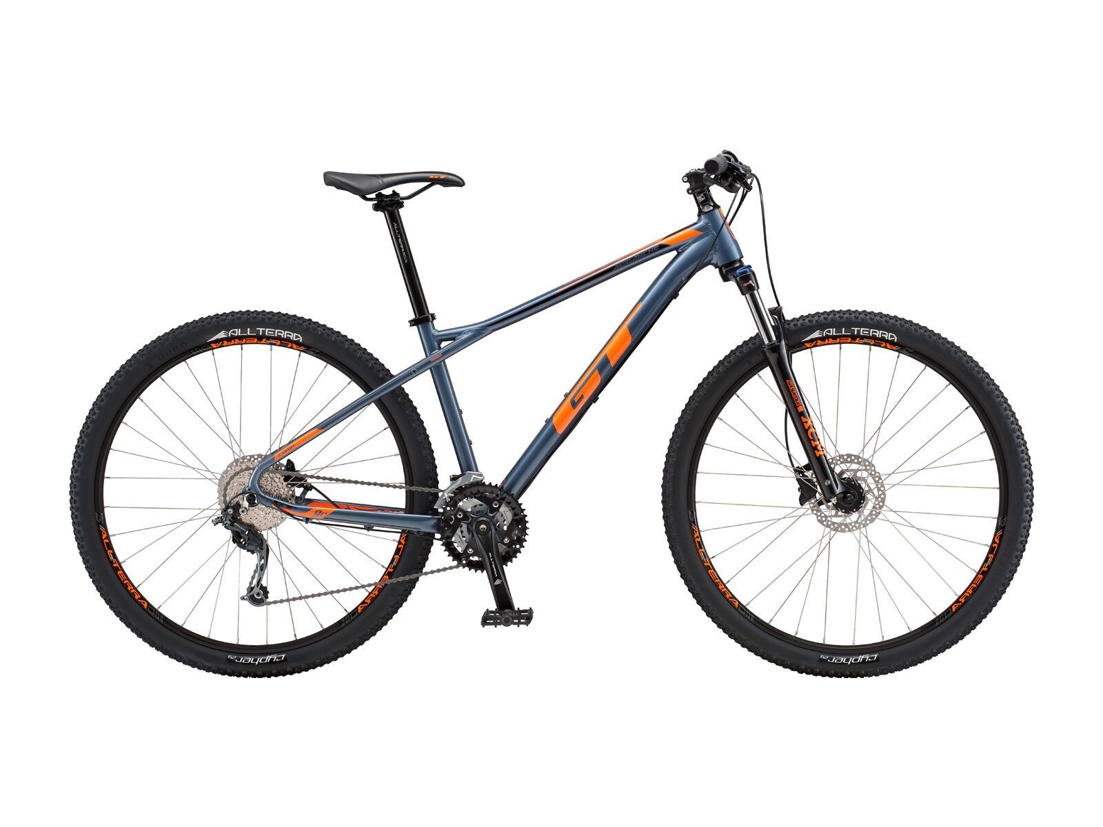 GT Avalanche Comp 29, gloss blue silver w/ orange & black - Bild 1