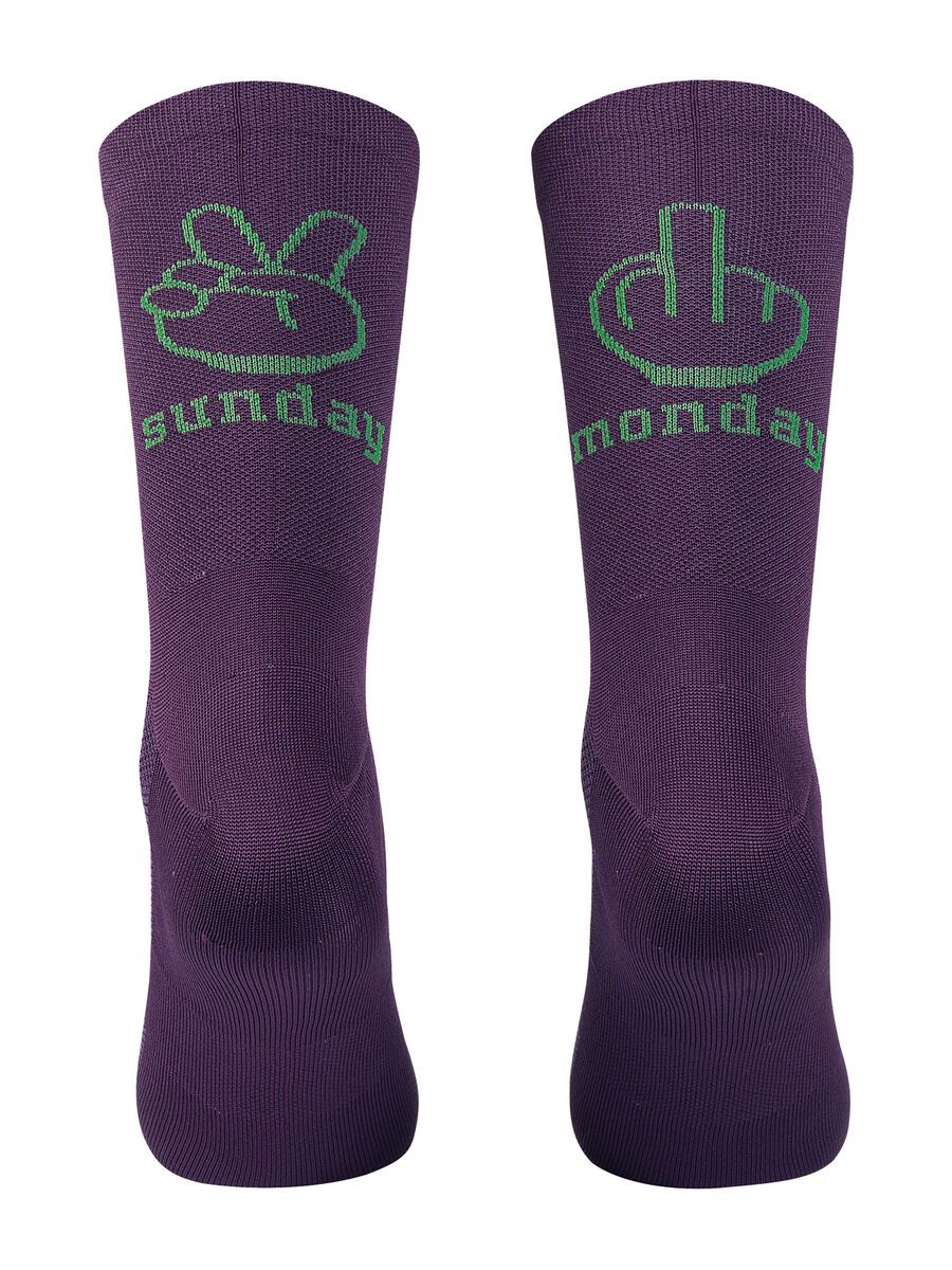 Northwave Sunday Monday Sock, dark purple - Bild 1