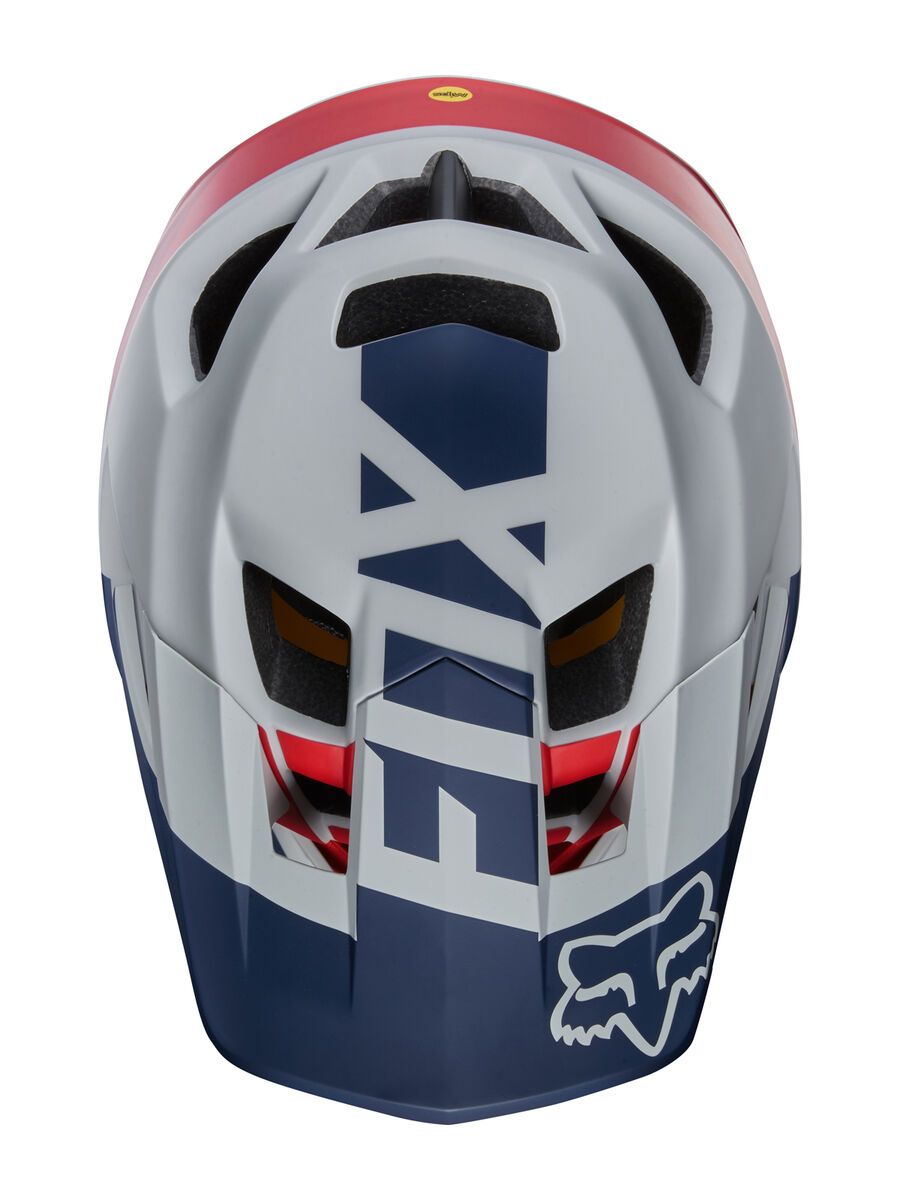 Fox Proframe Helmet Drafter, cloud grey - Bild 5