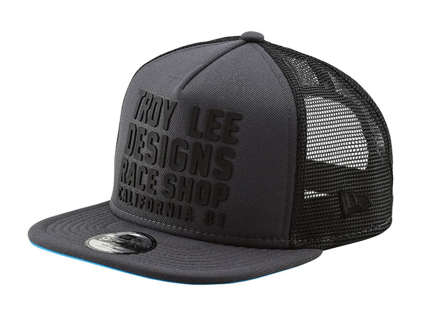 TroyLee Designs RC Cali Youth Snapback Hat, graphite/blue - Bild 1