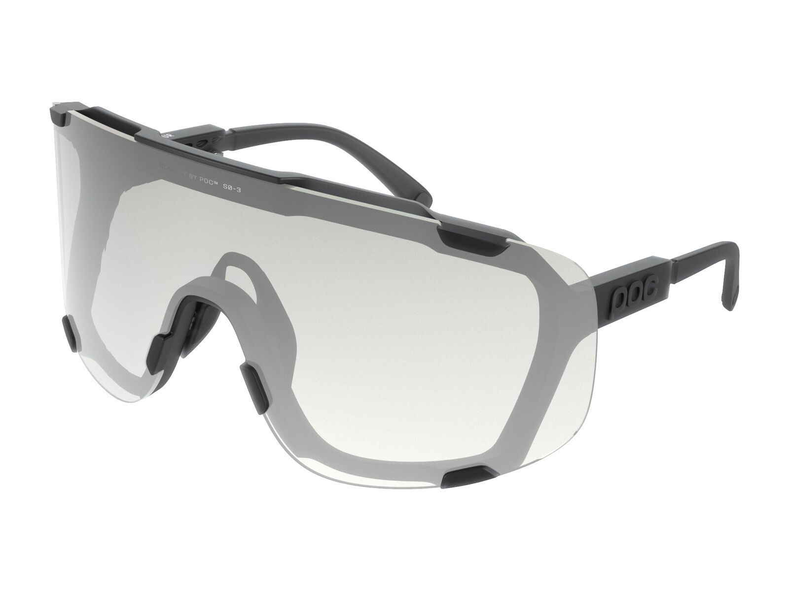 POC Devour, Clarity Photochromic/Changeable Grey / translucent black - Bild 1