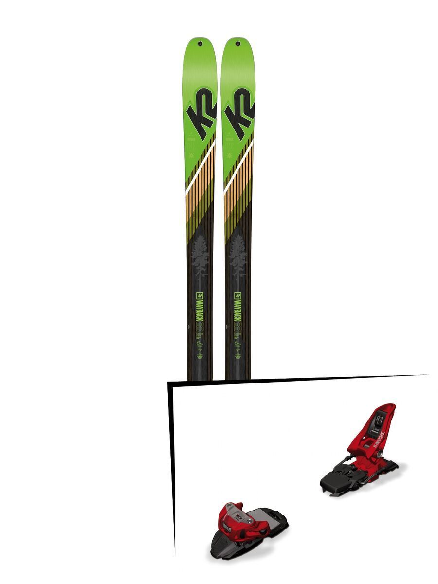 Set: K2 SKI Wayback 88 2019 + Marker Squire 11 red - Bild 1