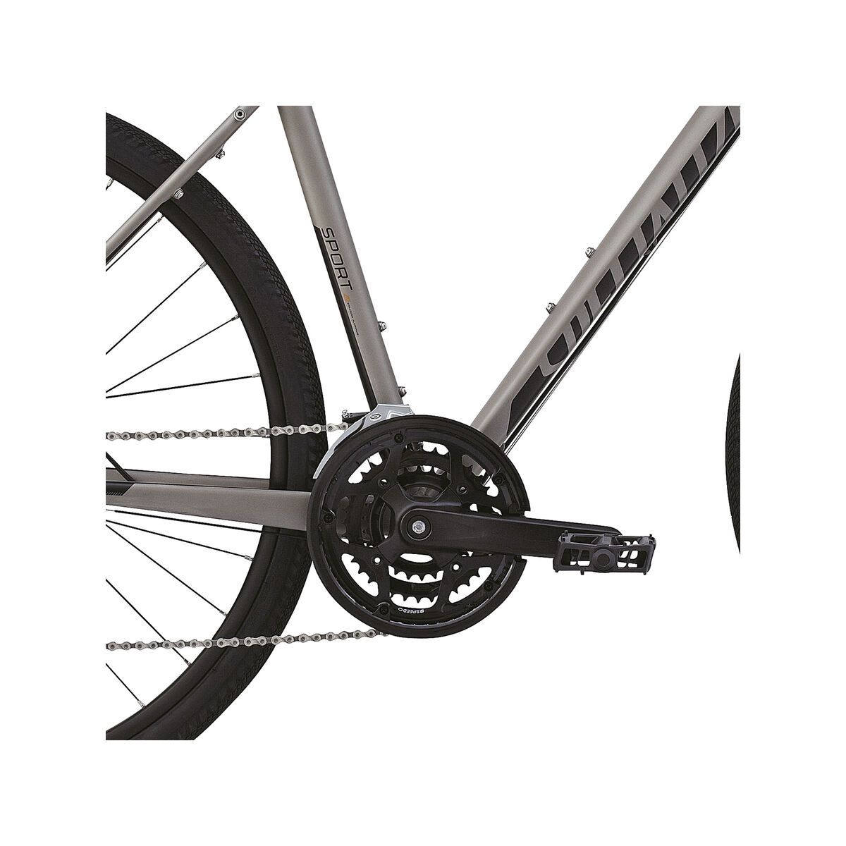 Specialized Crosstrail Sport Disc, Satin Tinted Raw/Black/Orange - Bild 3