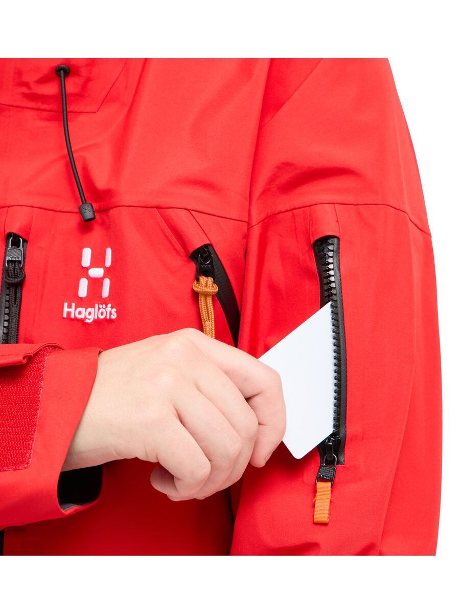 Haglöfs Vassi GTX Jacket Women, bright red/carmine red - Bild 6