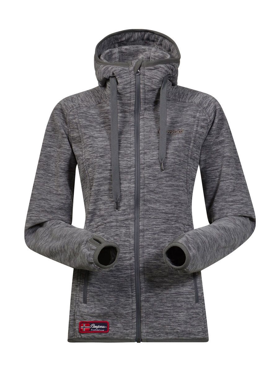 Bergans Hareid Lady Jacket, aluminium melange / solid dark grey - Bild 1