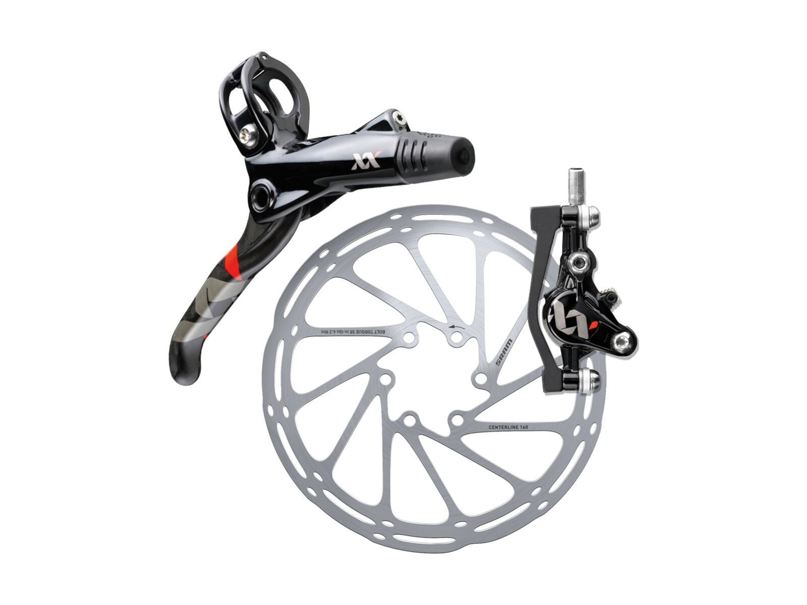 SRAM XX Scheibenbremse - hinten, schwarz - Bild 1