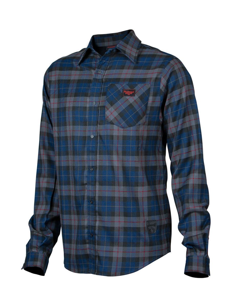 *** 2. Wahl *** Platzangst Mountain Ridge, blue - Hemd | Größe L - Bild 1