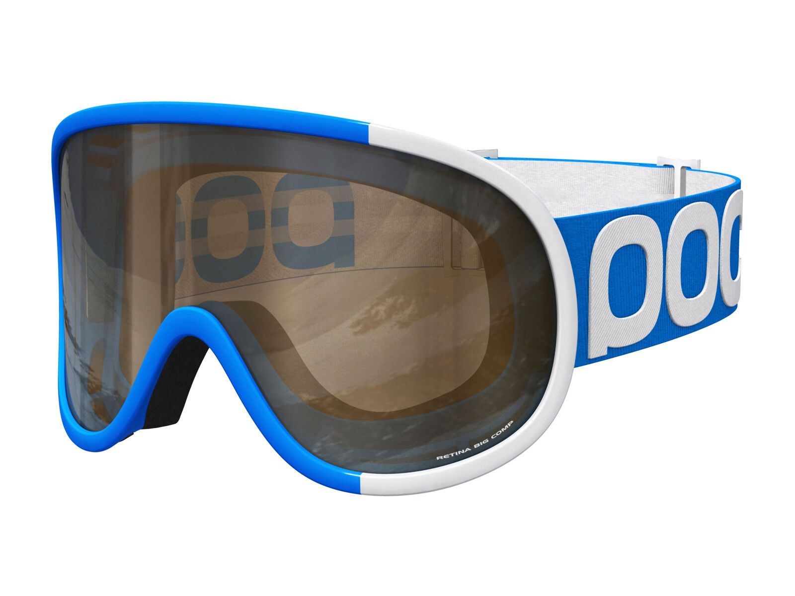 POC Retina Big Comp inkl. Wechselscheibe, terbium blue/Lens: brown, clear - Bild 1