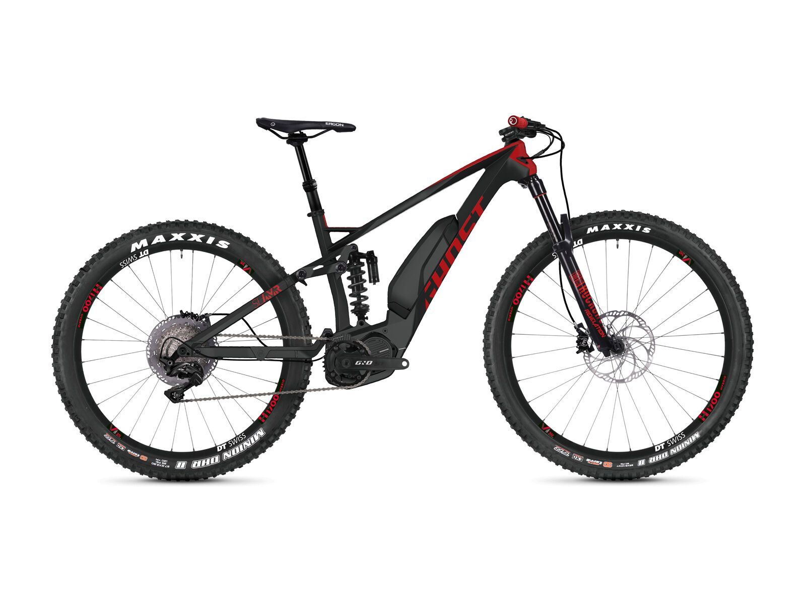 Ghost Hybride SL AMR S6.7+ LC, titanium grey/riot red/star white - Bild 1