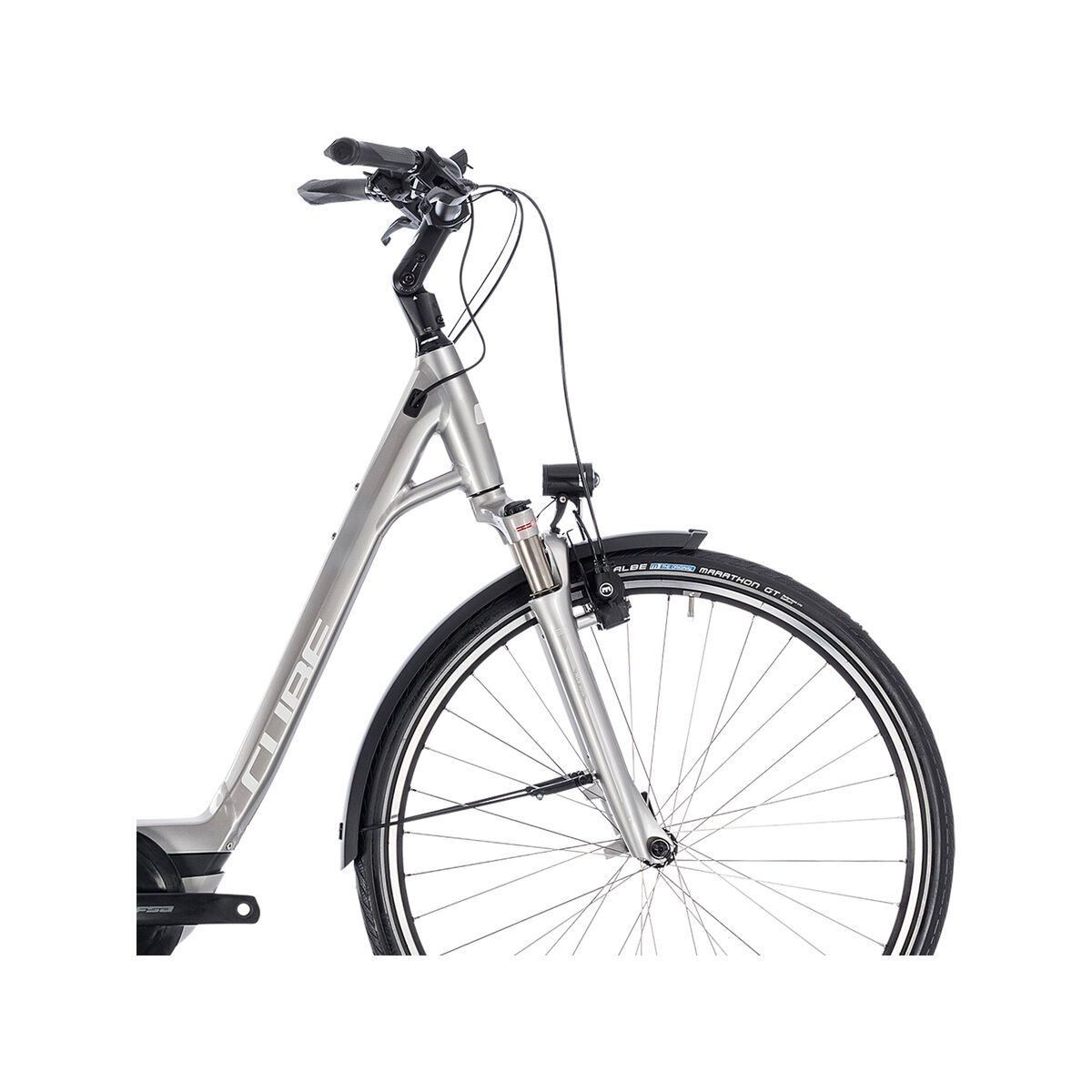 Cube Town Hybrid EXC 500 Easy Entry, silver´n´white - Bild 7