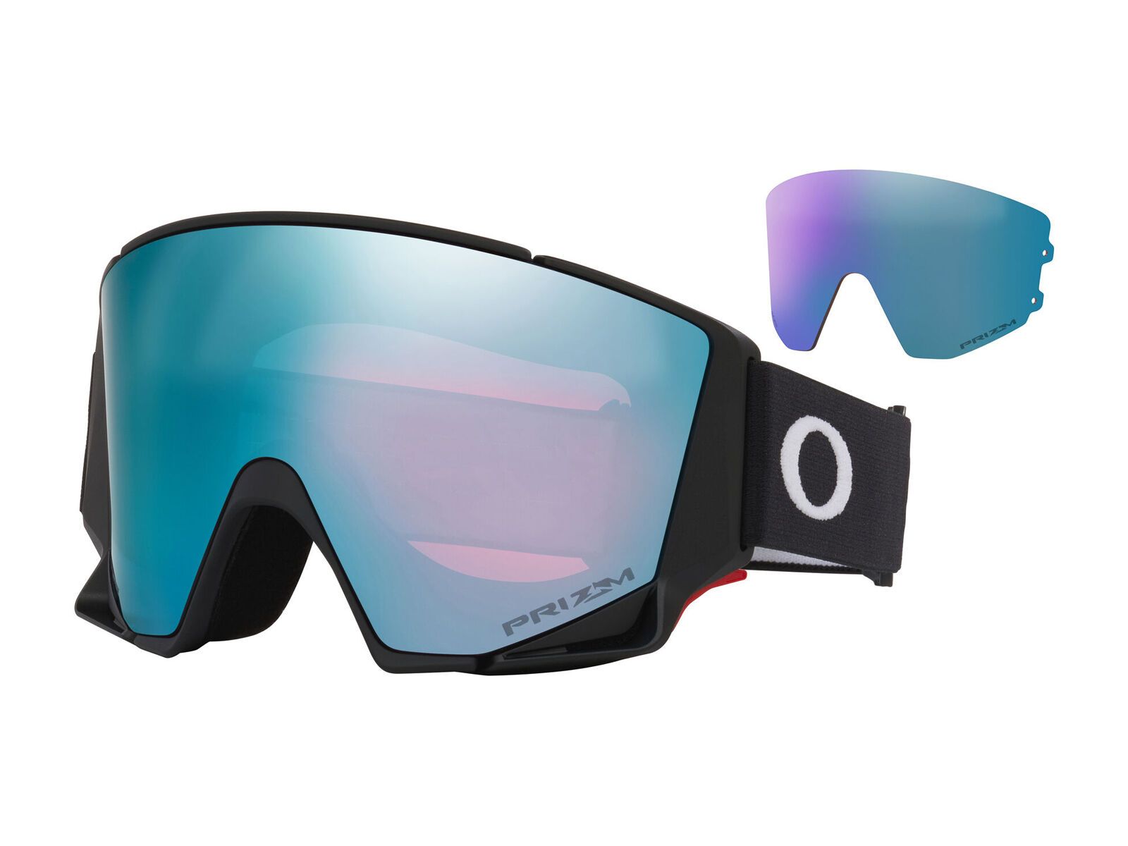 Oakley Flow Scape M, Prizm Snow Sapphire Iridium & Iced / matte black - Bild 1