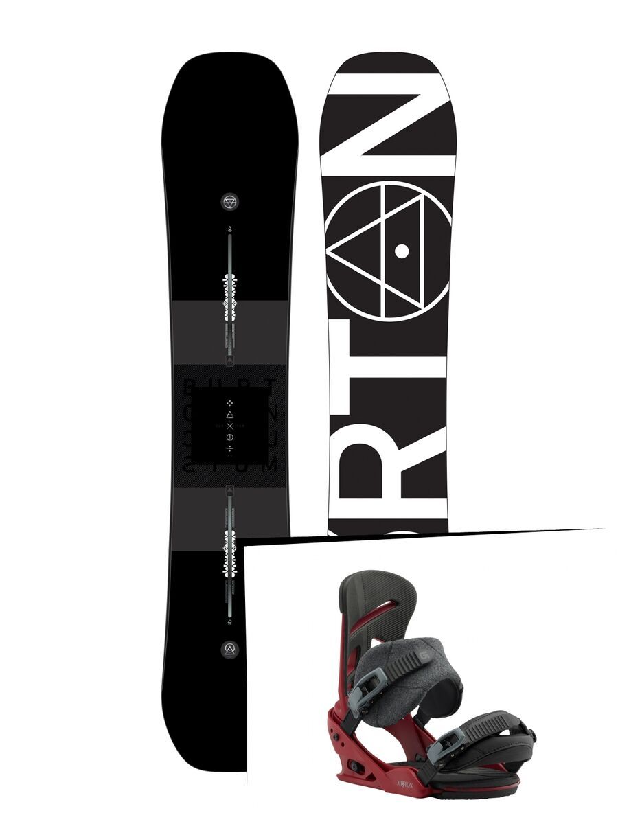 Set: Burton Custom X Flying V 2019 +  Mission (1931058S) - Bild 1