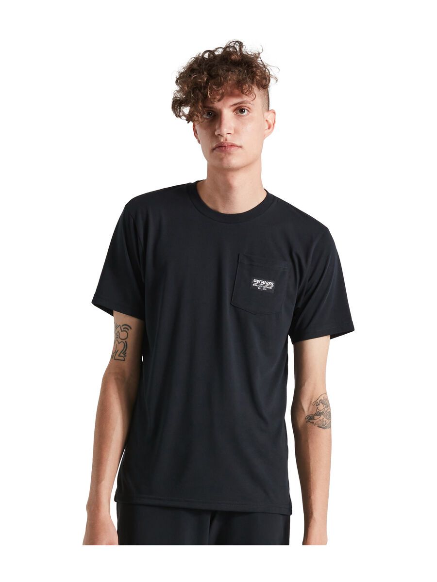 Specialized Men's Short Sleeve Pocket T-Shirt, black - Bild 1