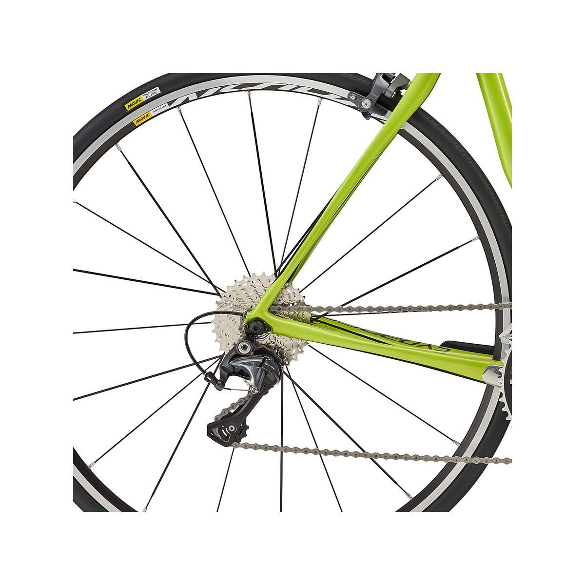 Cannondale Synapse Carbon Ultegra, acid green w/ jet black and charcoal gray, gloss - AGR - Bild 4