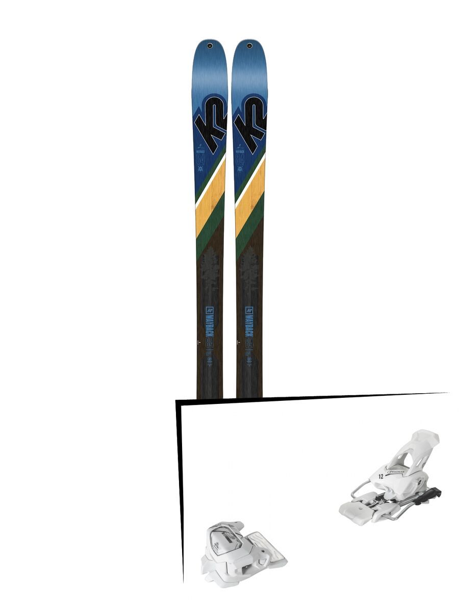 Set: K2 SKI Wayback 84 2019 + Tyrolia Attack² 12 GW matt white - Bild 1
