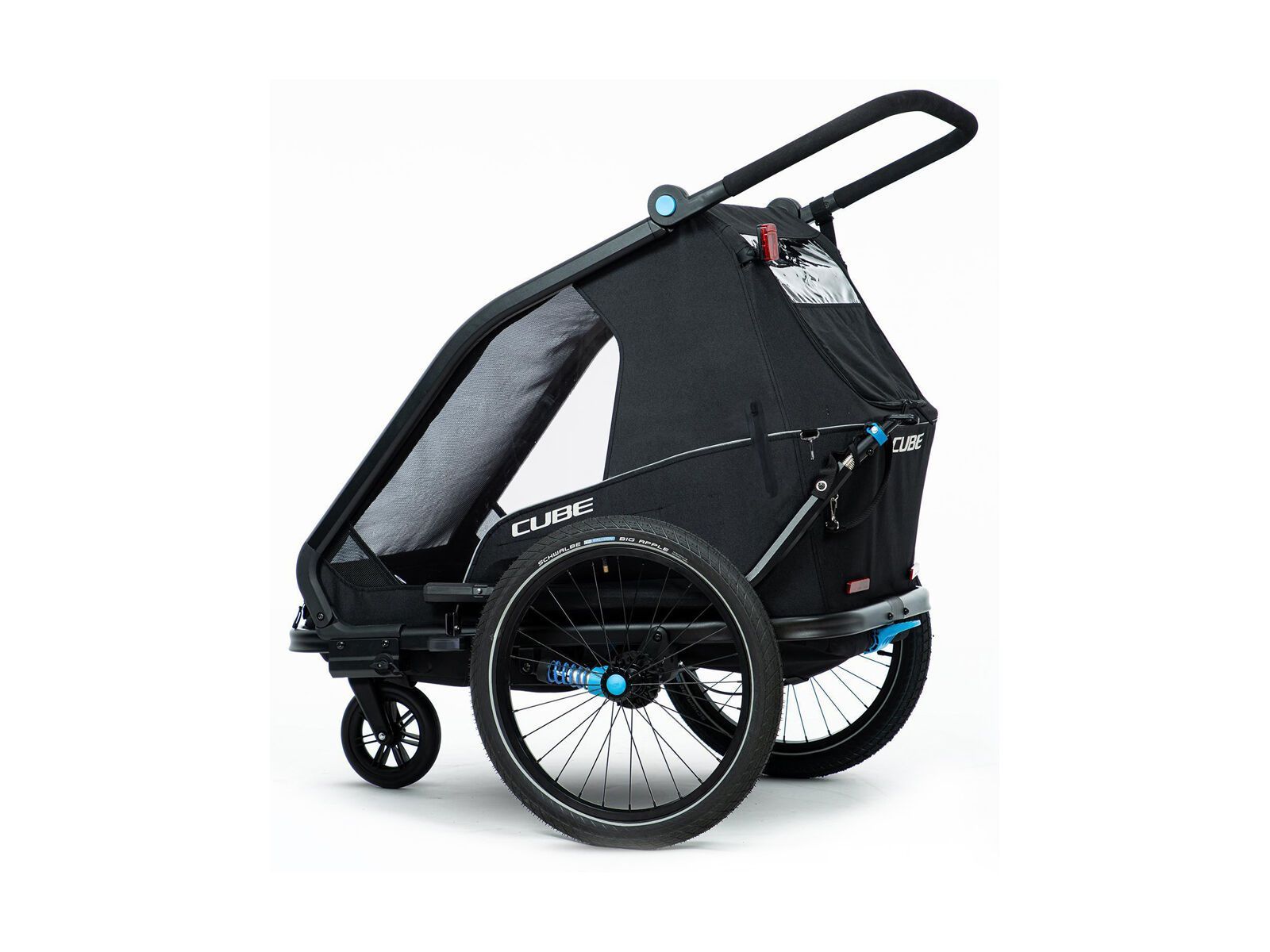 Cube Kinder Fahrradanhänger Double CMPT, black - Bild 2