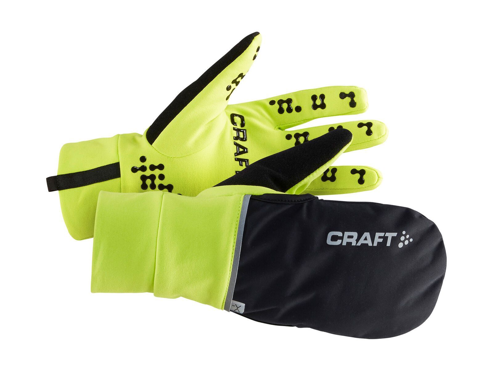 Craft ADV Hybrid Weather Glove, flumino/black - Bild 1