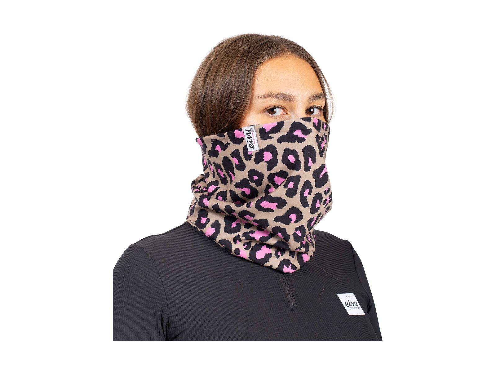 Eivy Colder Neckwarmer, pink leopard - Bild 6