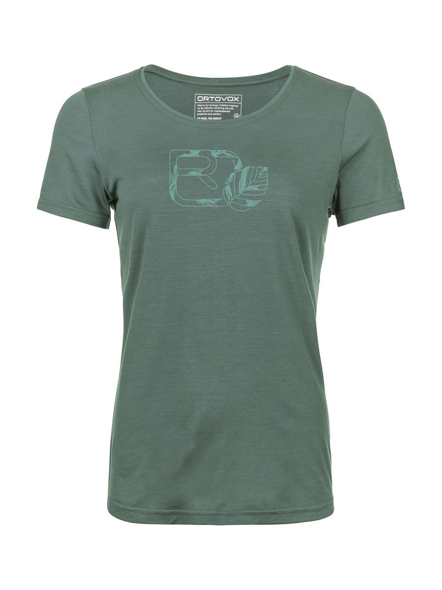 Ortovox 120 Merino Cool Tec Leaf Logo TS W, arctic grey - Bild 1