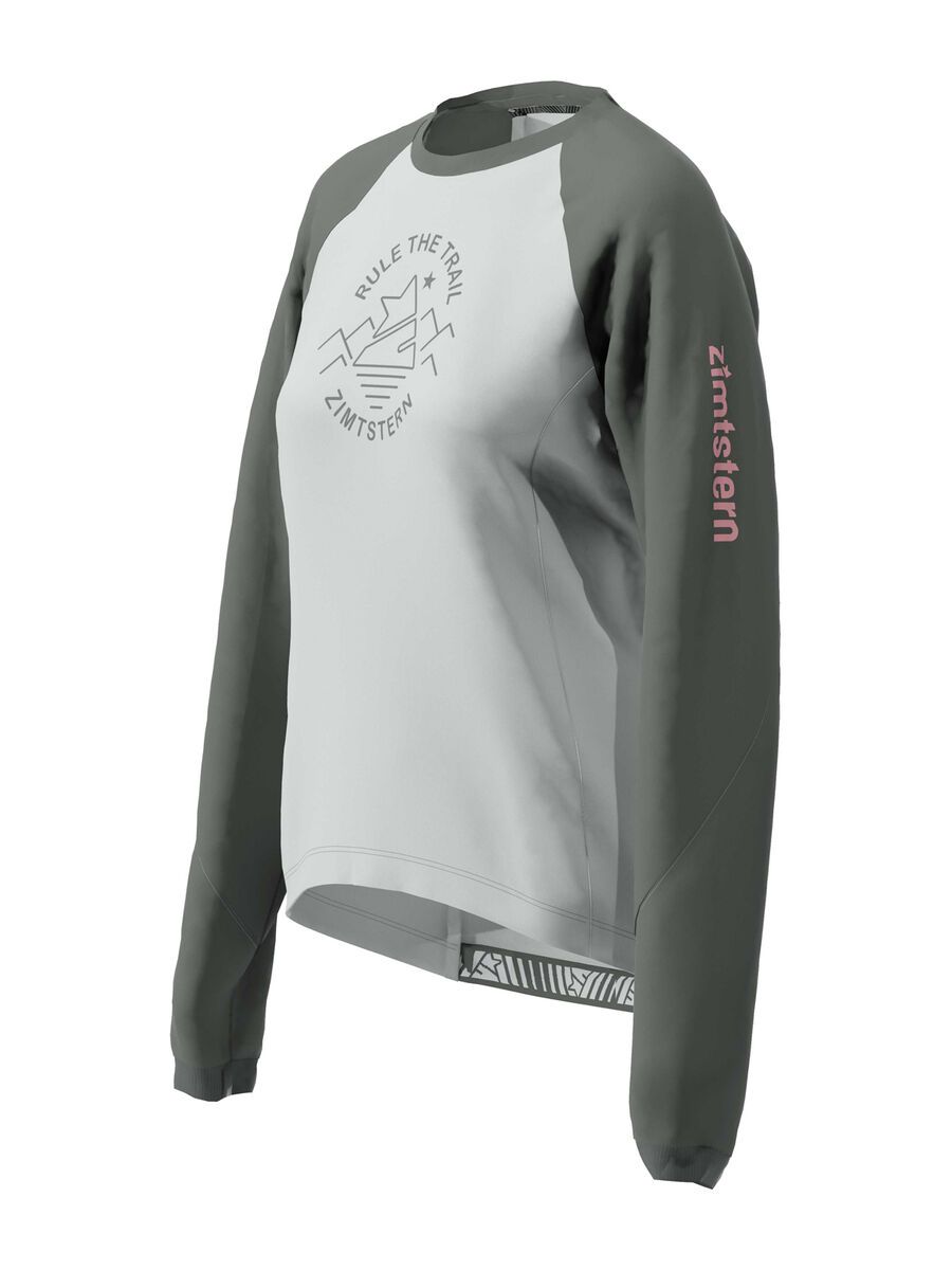 Zimtstern PureFlowz Shirt LS Women's, glacier grey/gun metal/blush - Bild 2