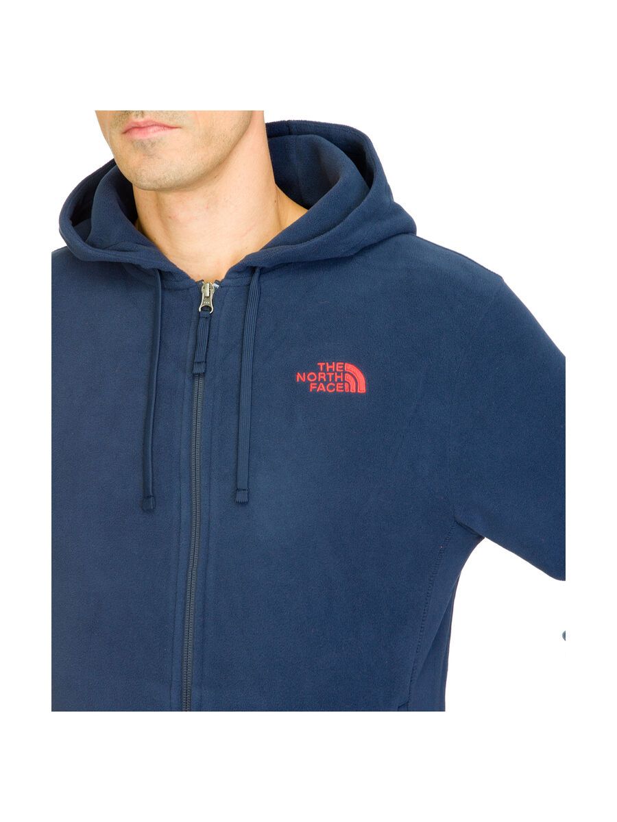 The North Face Mens 100 Embro Full Zip, Cosmic Blue - Bild 4