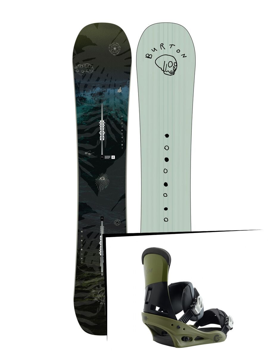 Set: Burton Flight Attendant 2019 + Burton Custom true grit - Bild 1