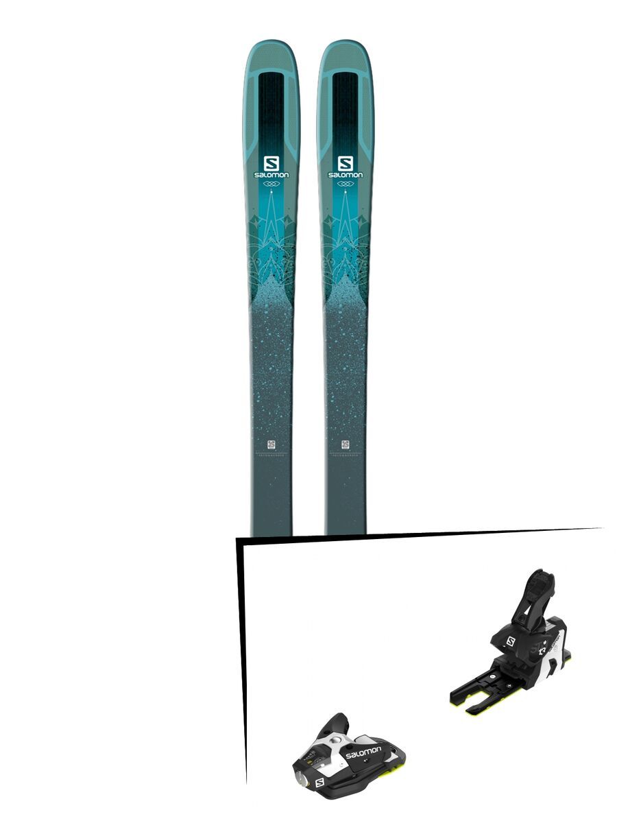 Set: Salomon QST Lumen 99 2018 + Salomon N STH2 WTR 13 black/white - Bild 1