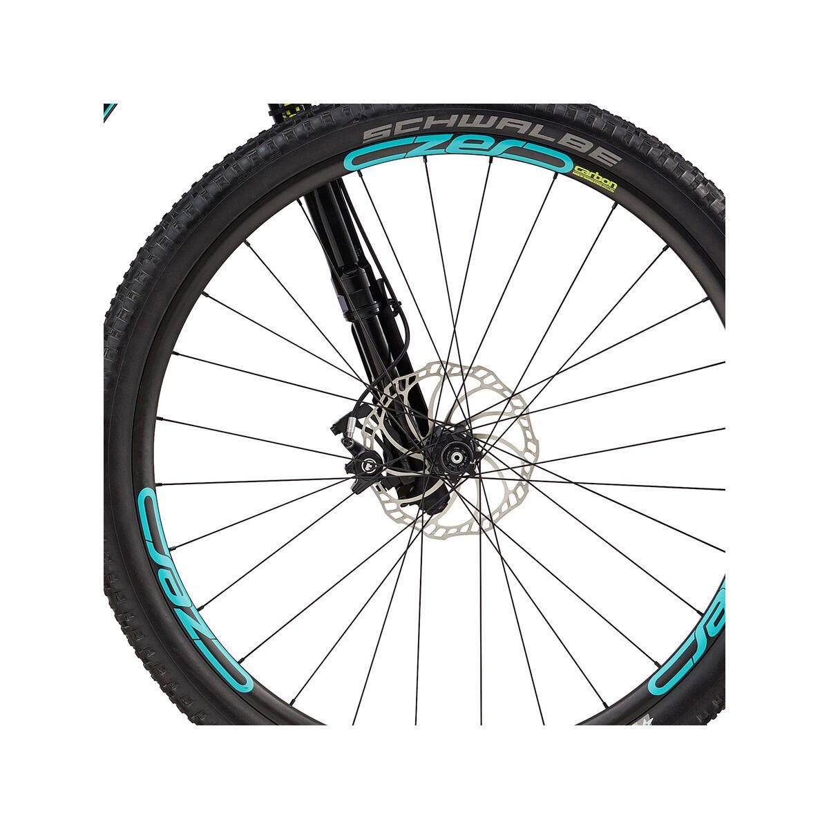 Cannondale F-Si Carbon 2 27.5, midnight blue w/ neon spring and turquoise, gloss - MDN - Bild 2