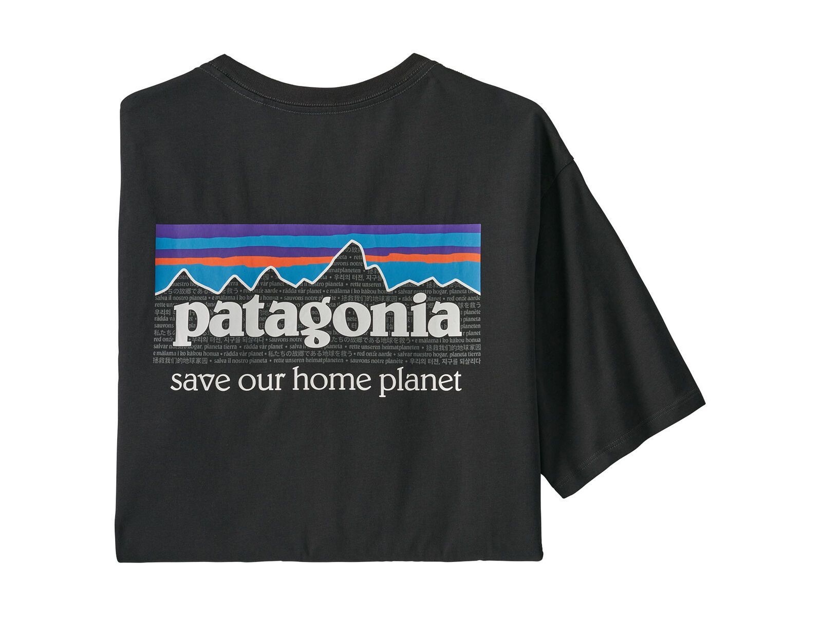Patagonia Men's P-6 Mission Organic T-Shirt, ink black - Bild 1