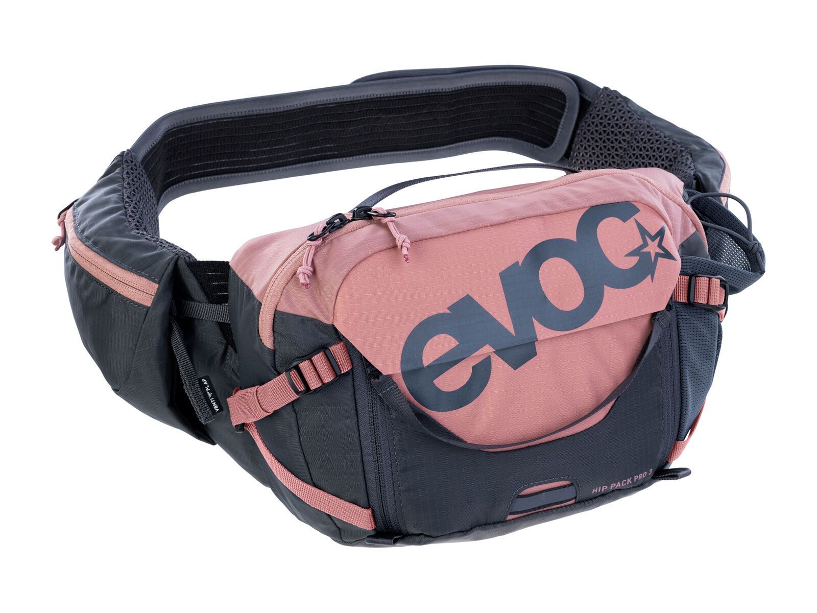 Evoc Hip Pack Pro 3 + Hydration Bladder 1,5, dusty pink/carbon grey - Bild 2