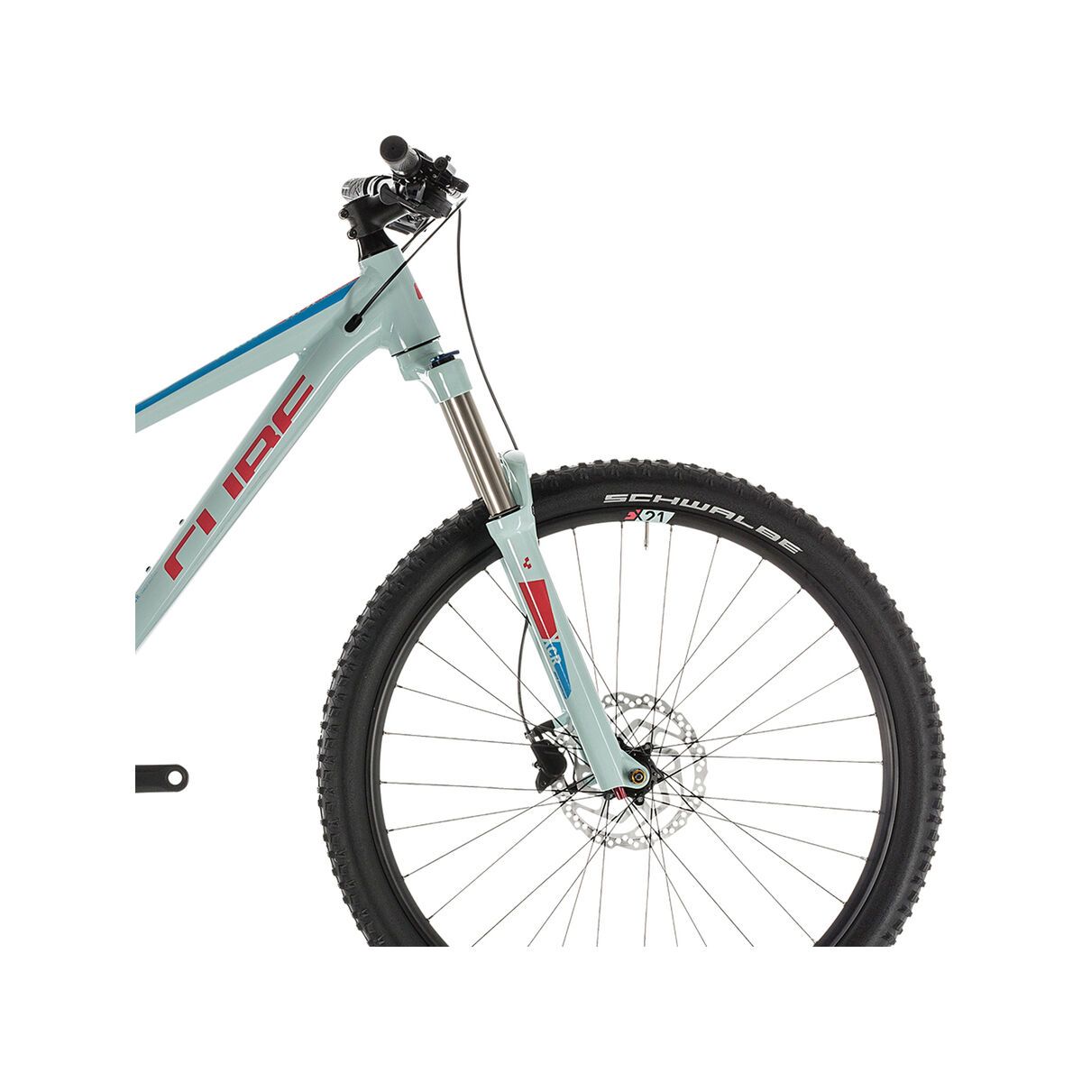 Cube Sting WS 120 EXC 27.5, lightblue´n´coral - Bild 6