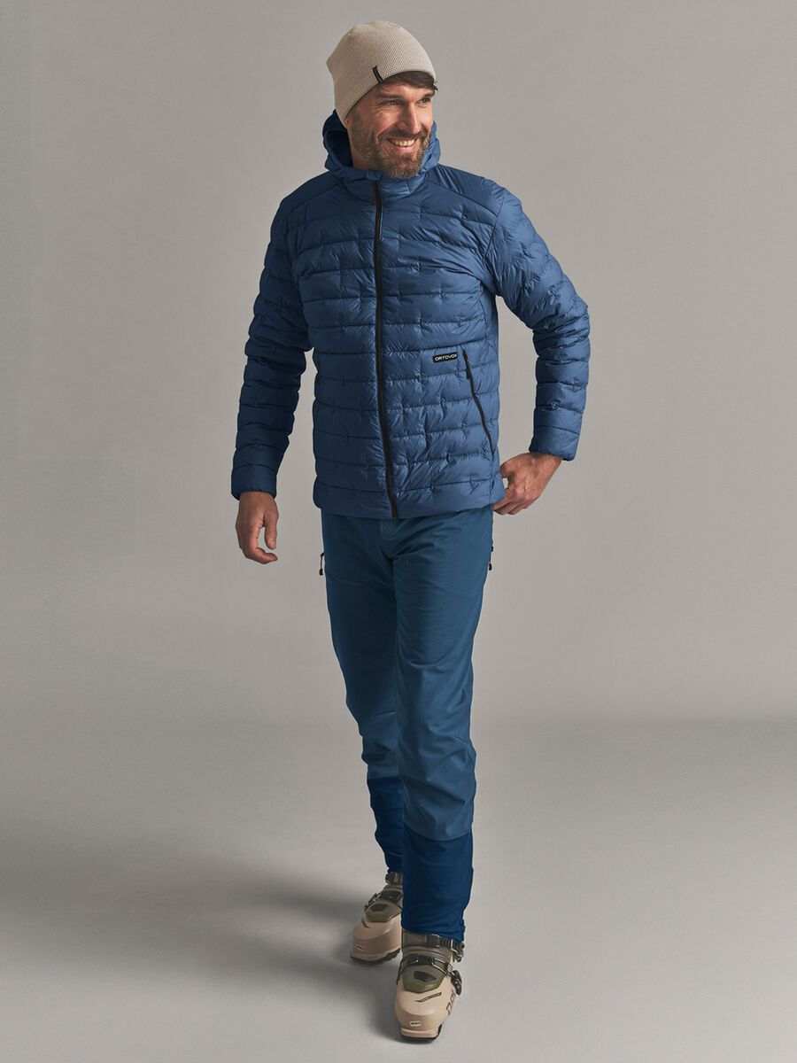 Ortovox DownWool 180 Hooded Jacket M, blue nunatak - Bild 5